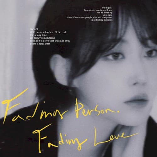 Fading Person, Fading Love cover
