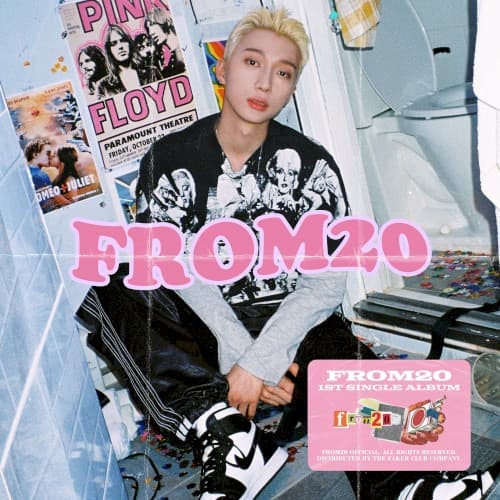 1st Single [ 20 ; still greedy for juicy, I'm kissing this 20 ] cover