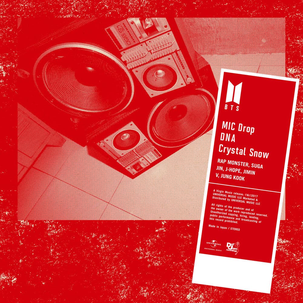MIC Drop/DNA/Crystal Snow cover