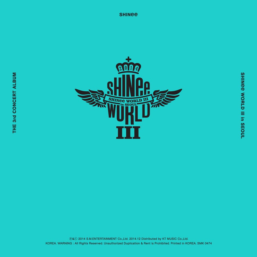 SHINee THE 3rd CONCERT ALBUM 'SHINee WORLD Ⅲ in SEOUL' (Live) cover